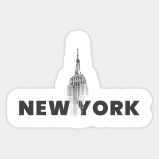 New York - Empire State Building Sticker